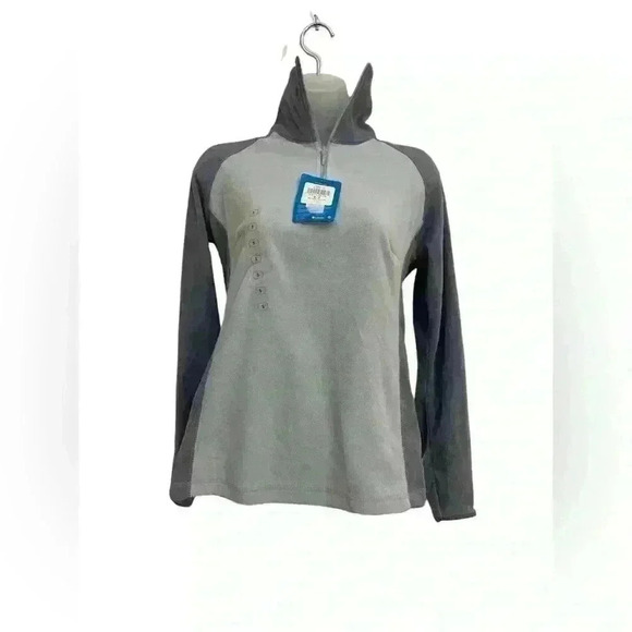 Columbia Jackets & Blazers - Columbia Arctic Air Fleece Pullover Sweatshirt Women’s Size S Blue Zip